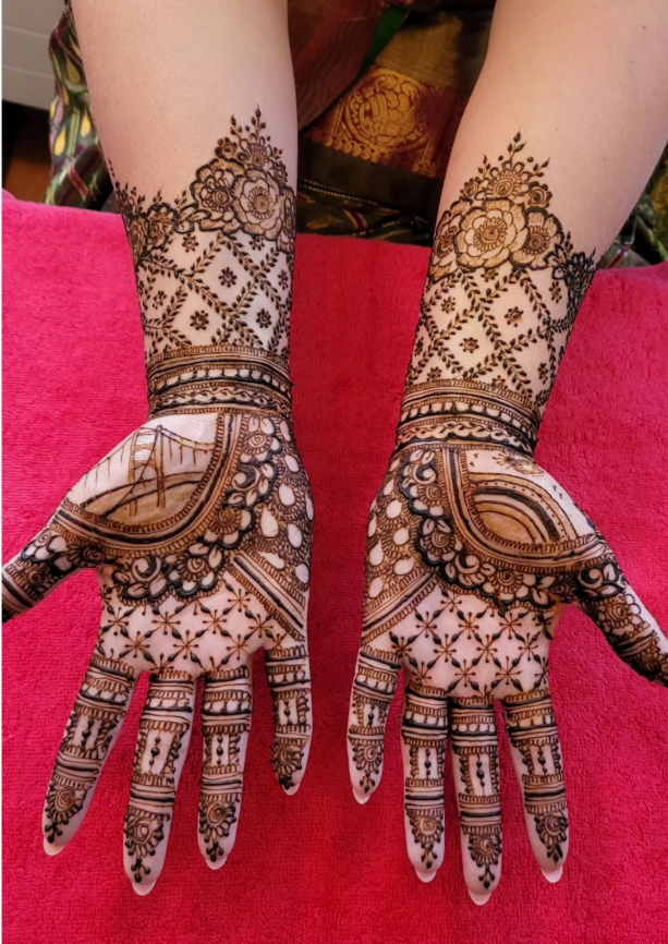 Luxury bridal henna mehndi